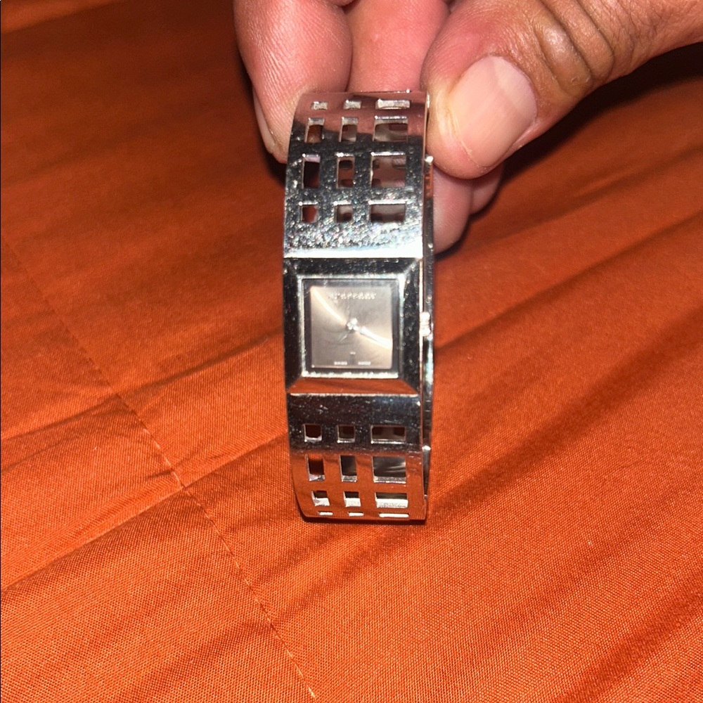 Vintage Burberry women’s bracelet / cuff watch
